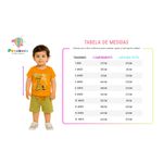 Conjunto Infantil Menino 2 Peças Camiseta em Meia Malha E Bermuda Moletinho Tamanhos 1, 2, 3 Anos