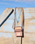 Bolsa Transversal Suede Mix