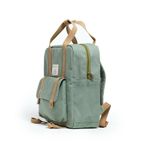 Mochila Retangular Lona Verde