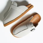 Sandália Mule Clog Camoscio Arenas