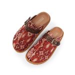 Sandália Mule Clog Ikat Curcuma