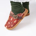 Sandália Mule Clog Ikat Curcuma