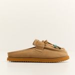 Mocassim Mule Clog Urban Camurça Nozes