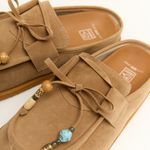 Mocassim Mule Clog Urban Camurça Nozes