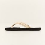 Chinelo Black Crochê