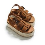 Sandália Pescadora Camel