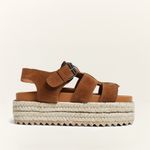Sandália Pescadora Camel