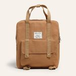 Mochila Retangular Lona Caramelo