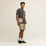 Bolsa Transversal Lona Castor