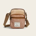 Bolsa Transversal Suede Mix