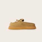 Mocassim Mule Clog Franja Camoscio Nozes