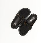 Mocassim Mule Clog Franja Camoscio Black