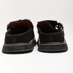 Mocassim Mule Clog Franja Camoscio Black