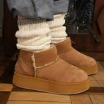 Polaina Tricot Off White