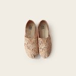 Alpargata Renda Tweed Bege