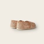 Alpargata Renda Tweed Bege