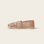Alpargata Renda Tweed Bege