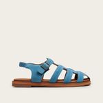 Sandália Fisher Flat Camurça Blue