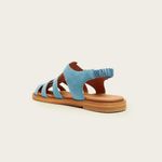 Sandália Fisher Flat Camurça Blue