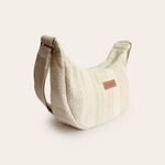 Bolsa Meia Lua Crochê Arenas