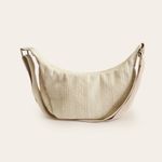 Bolsa Meia Lua Crochê Arenas