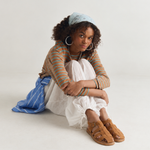 Sandália Fisher Flat Camurça Camel