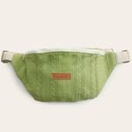 Pochete Grande Crochê Verde