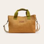 Bolsa Tote Bag Camel Verde