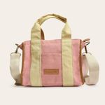 Bolsa Mini Tote Yellow Pink