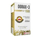 Ograx-3 Suplemento Avert 1500mg Cães e Gatos 30 Cápsulas