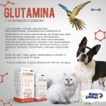 Glutamina Nutrisana Suplemento Alimentar Mundo Animal 20ml