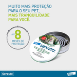 Coleira Seresto Antipulgas e Carrapatos Cães e Gatos até 8kg Elanco