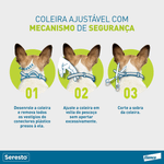 Coleira Seresto Antipulgas e Carrapatos Cães e Gatos até 8kg Elanco