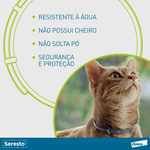 Coleira Seresto Antipulgas e Carrapatos Cães e Gatos até 8kg Elanco