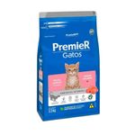 Ração Premier Ambientes Internos Gatos Filhotes Pelos Longos Salmão 1,5kg