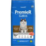 Ração Premier Ambientes Internos Gatos Castrados 6 meses a 6 anos Salmão 500g