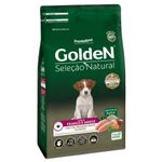 Ração Golden Seleção Natural Cães Filhotes Pequeno Porte Frango e Arroz 1kg