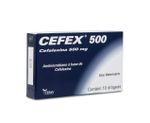 Cefex 500mg Antimicrobiano Cepav 10 comprimidos