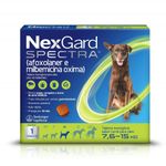 Antipulgas e Carrapatos  NexGard Spectra para Cães de 7,6 à 15kg 3 Tabletes