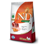 Ração Farmina N&D Pumpkin Cães Adultos Raças Pequenas Frango, Abóbora e Romã 2,5kg