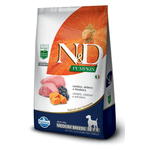 Ração Farmina N&D Pumpkin Cães Adultos Raças Médias Cordeiro, Abóbora e Blueberry 10,1kg