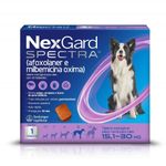Antipulgas e Carrapatos NexGard Spectra para Cães de 15,1 à 30kg 3 Tabletes