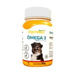 Ômega 3 Dog Suplemento Vitamínico Organnact 1000mg 30g
