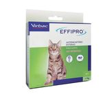 Antipulgas Effipro Gatos com +1kg Virbac 0,5ml - 4 pipetas