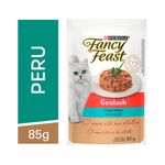 Ração Úmida Fancy Feast Goulash para Gatos Sabor Peru 85g