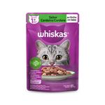 Alimento Úmido para Gatos Adultos Whiskas Sachê Cordeiro ao Molho