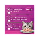 Alimento Úmido para Gatos Adultos Whiskas Sachê Cordeiro ao Molho