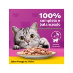 Alimento Úmido para Gatos Filhotes Whiskas Sachê Frango ao Molho 