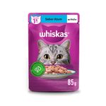 Alimento Úmido para Gatos Adultos Whiskas Sachê Atum ao Molho