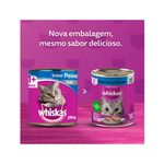 Alimento Úmido Patê Whiskas Lata para Gatos Adultos Peixe